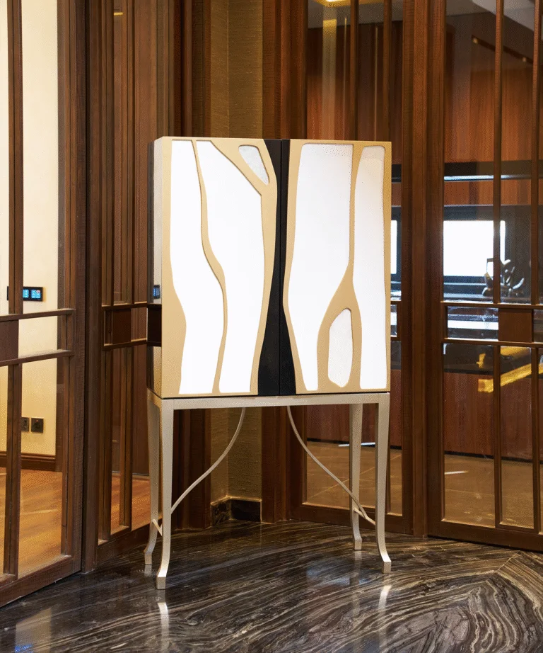 Golden Aviary Cabinet | Premium Modern Storage Cabinet | Nora Islamabad — image 5