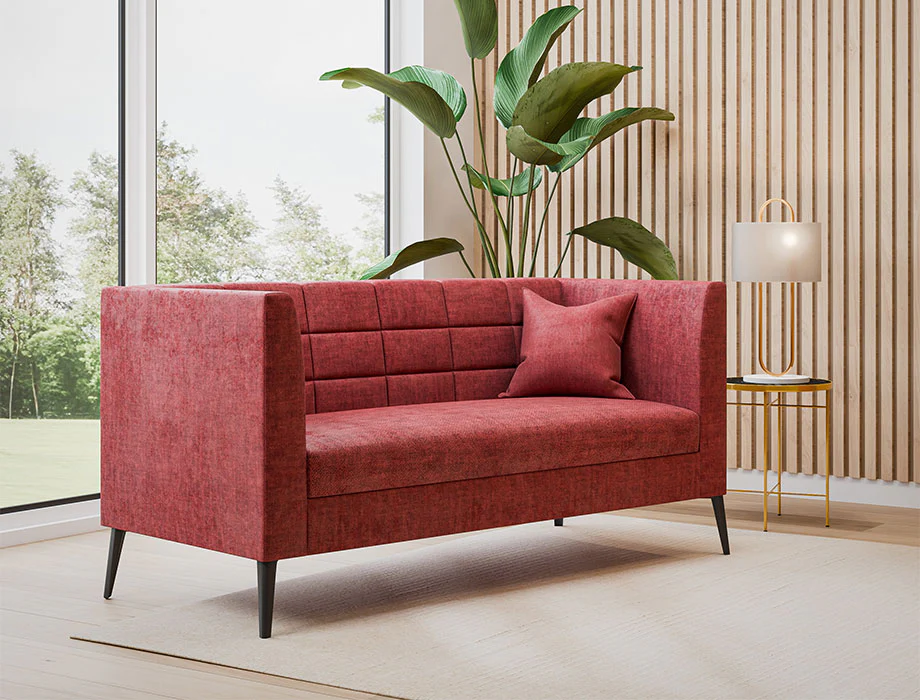 2-Seater  Cooper Sofa – Modern Luxury Velvet Sofa — image 2
