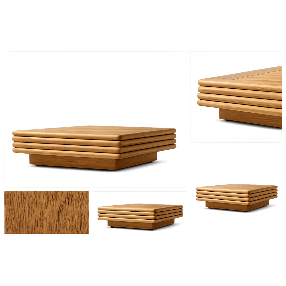 SOLVANO Solid Oak Outdoor Side Table | GrainHouse — image 3