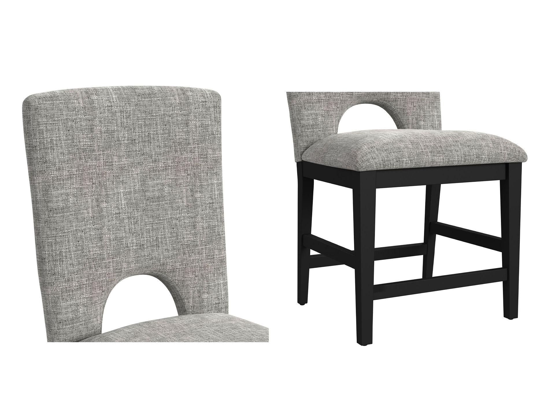 ZENITH Marble Top Dining Table & 4 Chairs | GrainHouse — image 2