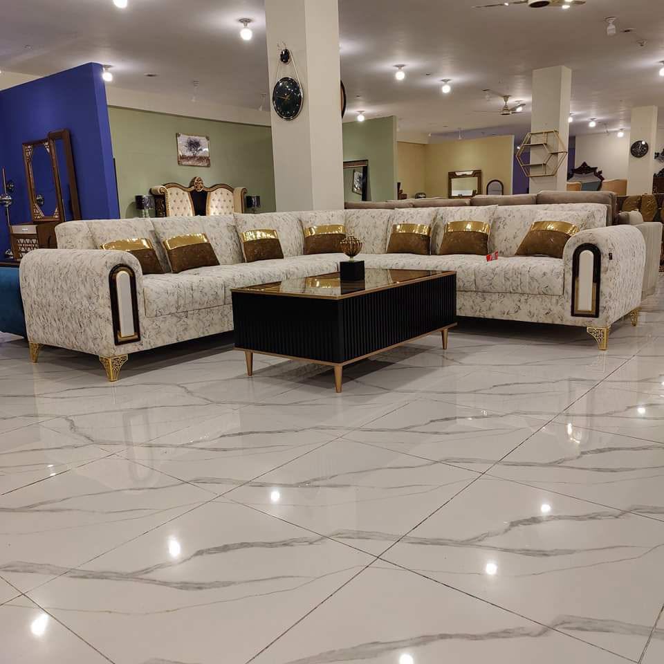 Luxury Modern L-Shaped Sofa Set
