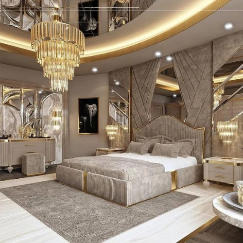 Bella Curvy King Size Bedroom Set