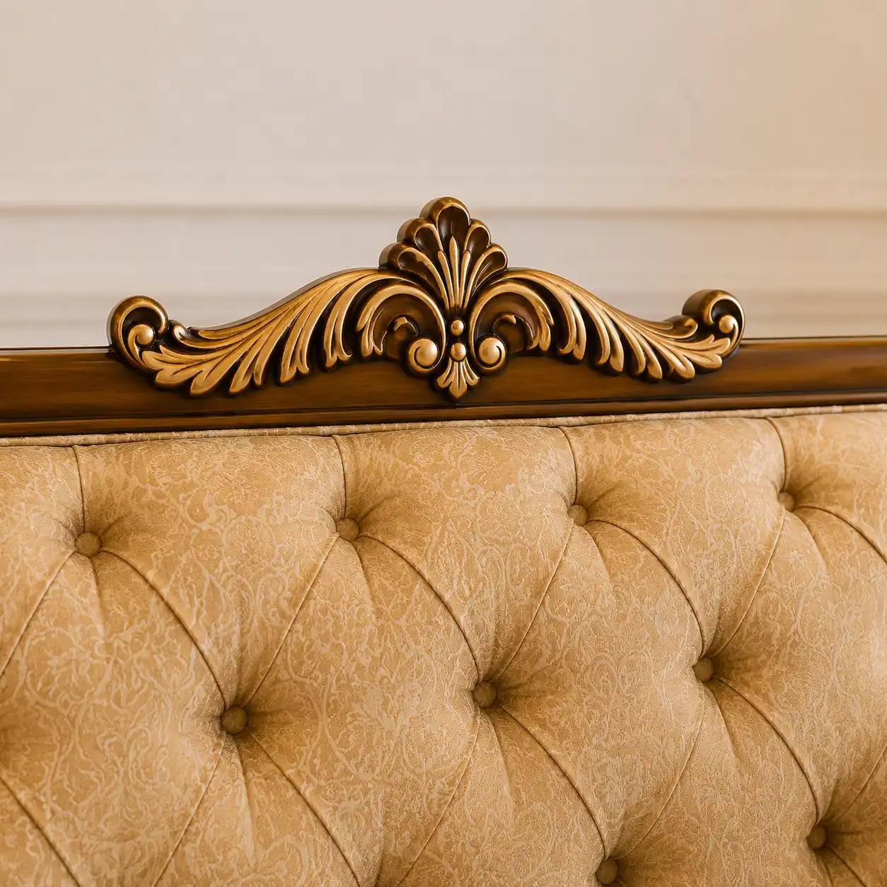 Royal Tuft Chinioti Sofa – 3 Seater Hand-Carved Wooden Sofa — image 4