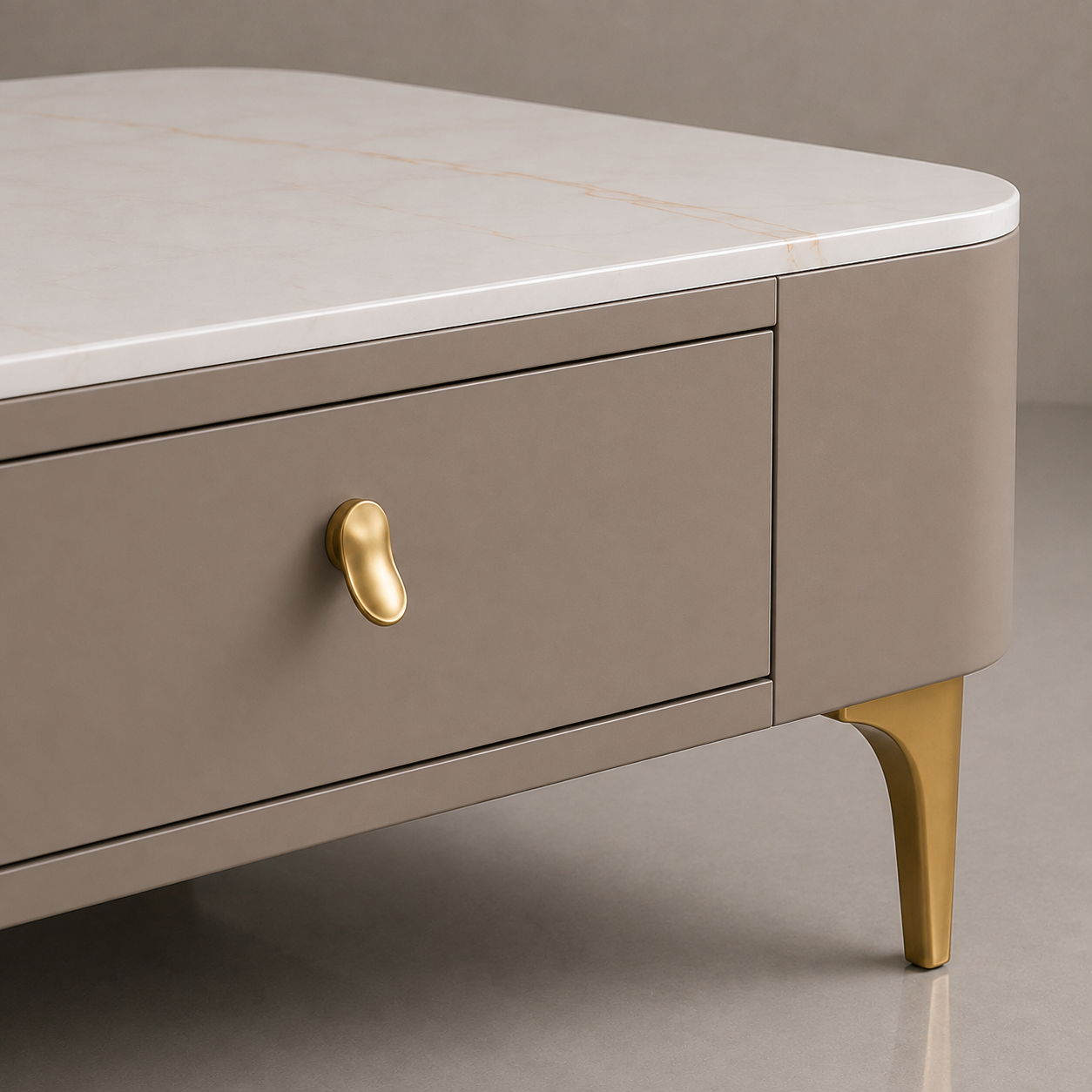 Elara Luxury Marble-Look Center Table — image 4