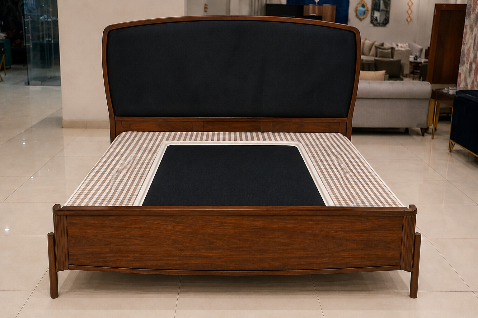 Premium Dark Wood Bedroom Set with Modern Side Tables | Wright Woods — image 3