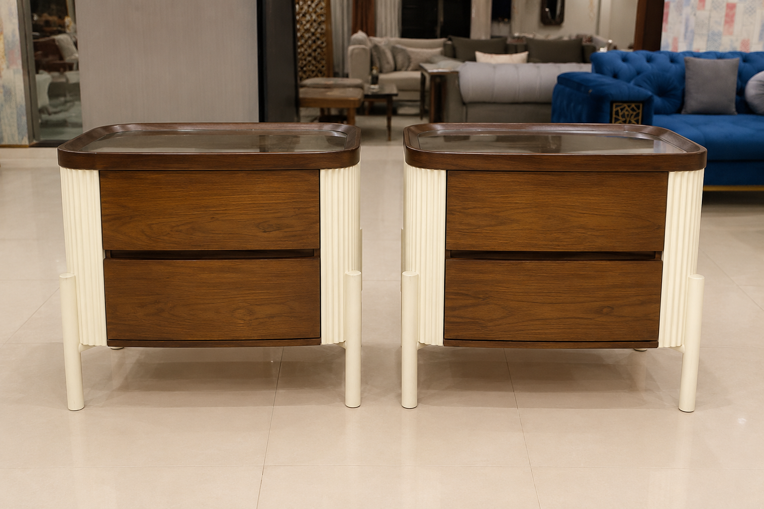 Premium Dark Wood Bedroom Set with Modern Side Tables | Wright Woods — image 4
