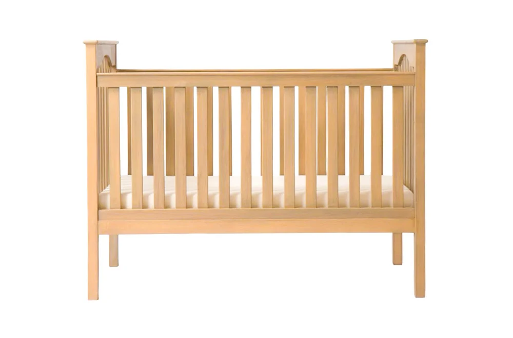 Aghosh 2-in-1 Convertible Crib – Beech Wood Baby Crib & Toddler Bed — image 5