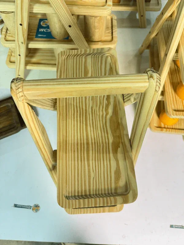 3 Tier Wooden Shelf – Solid Wood Storage Rack — image 5