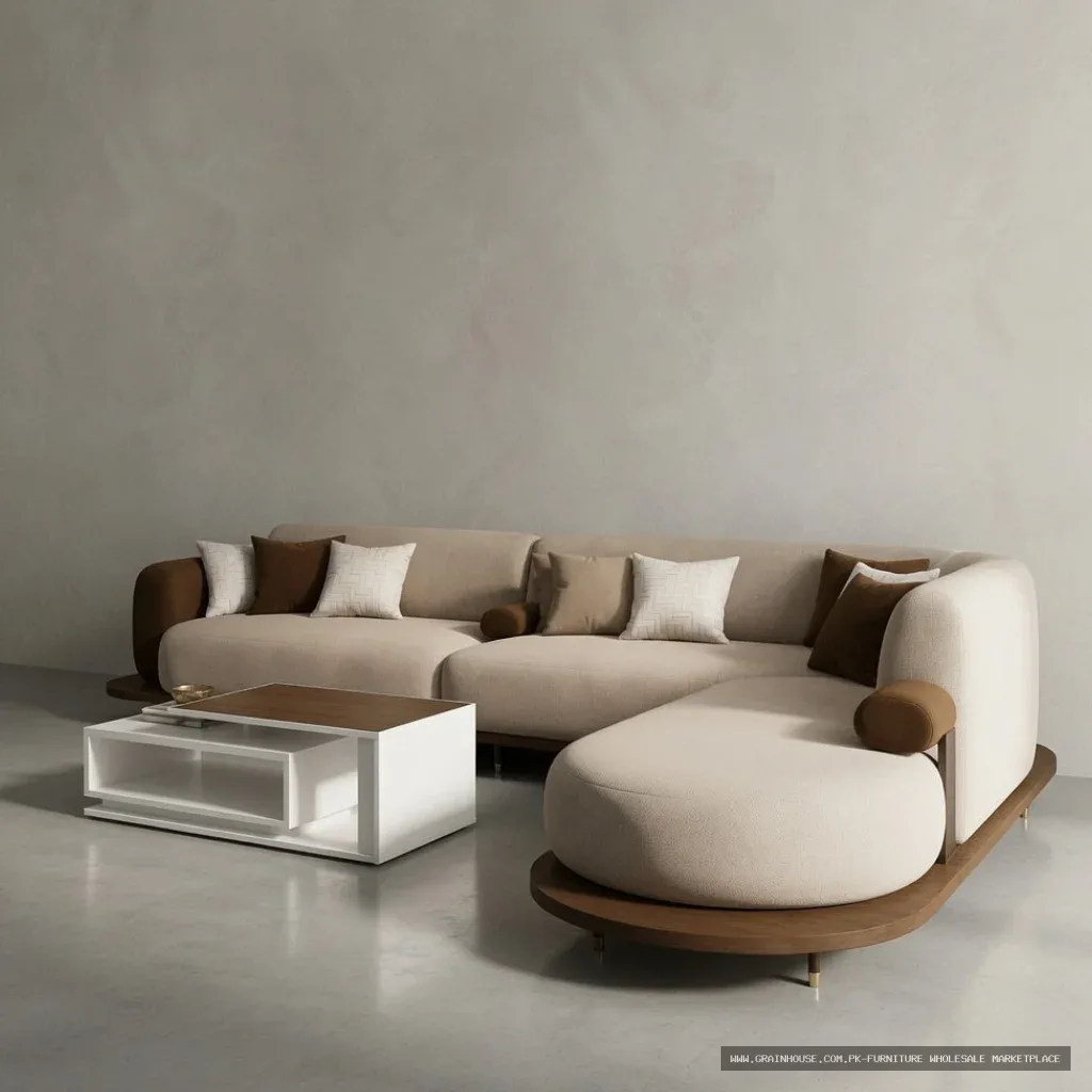 Aether Grande - Inspired L-Shape Sofa Set - Modern Turkish