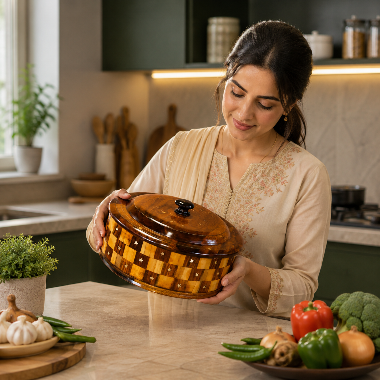 Handcrafted wooden items from Grainhouse